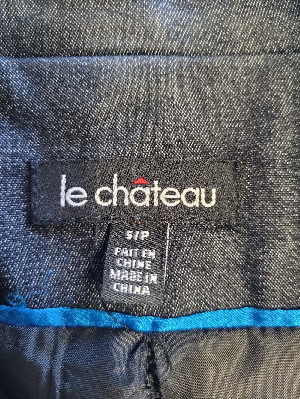 🍂le chateau Y2K Vintage Dark Charcoal Blazer Small - Unique - Make an offer! - Picture 2 of 10